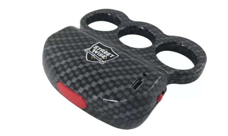 Streetwise Security TRIPLE Sting Ring 28,000,000 Volt Knuckle Stun Gun - Second Medium