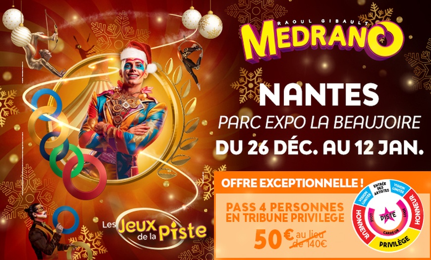 Image 1: Vivez l'adrénaline des "Jeux de la Piste" du Cirque Médrano à Nantes