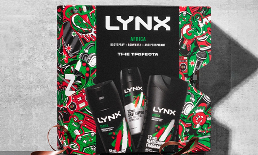 Image 1: Lynx Africa The Trifecta Gift Set for Him