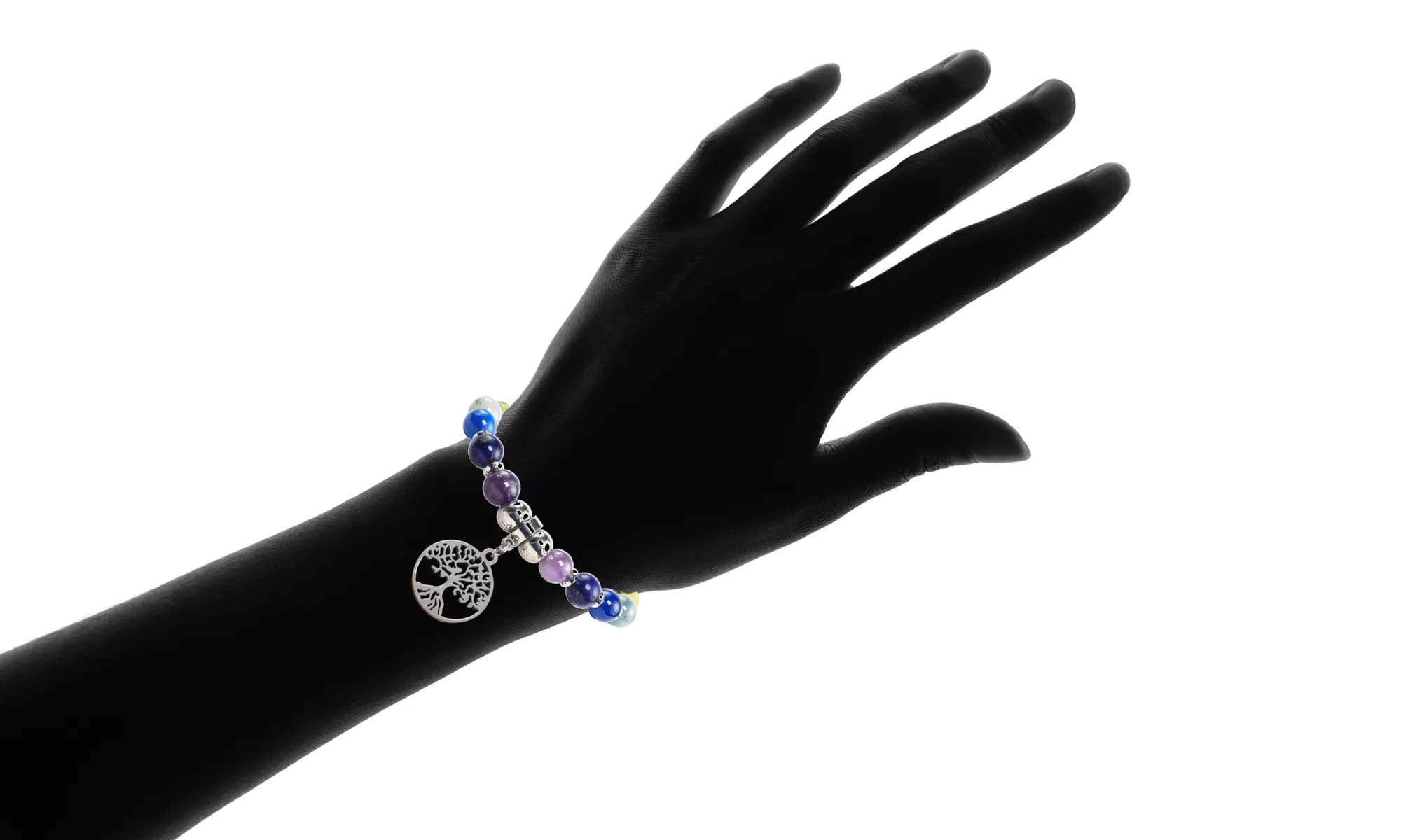 Genuine Tree Of Life Chakra Bracelet by Pink Box - Second Medium