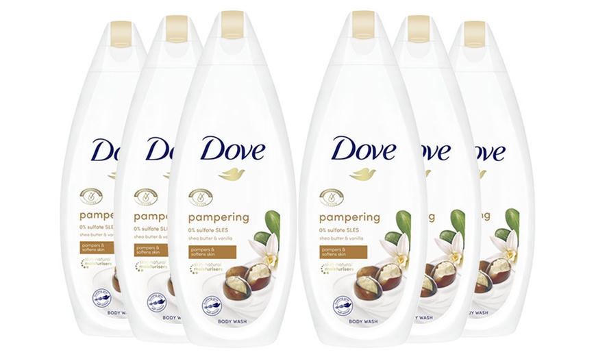 Image 5: Six Dove Cream Body Washes