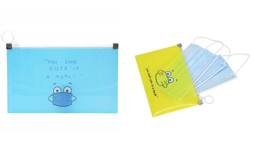 Image 10: Face Mask Storage Bag