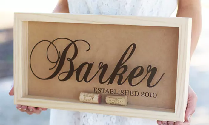 Small, Medium, or Large Personalized Cork Keeper from Morgann Hill Designs (Half Off) - Primary Image