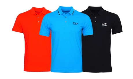 Polo da uomo Armani EA7 disponibile in 3 fantasie, 5 colori e 5 taglie