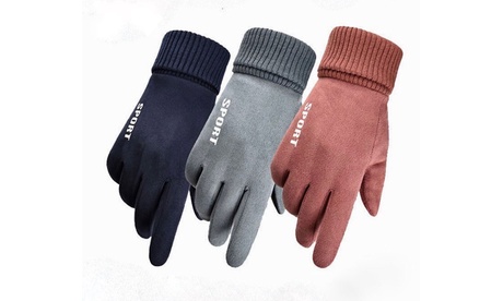 1 ou 2 paires de gants tactiles doux et chauds pour le sport