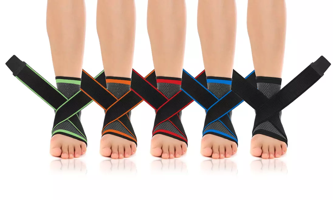 DCF Adjustable Ankle Compression Sleeve for Men and Women - Primary Image