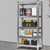 Image 1: Heavy Duty 5 Tier Shelving Unit - 175kg/Shelf, Boltless, Adjustable