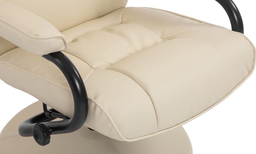 Image 6: HomCom Reclining Arm Chair