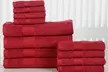100% Combed Cotton Plush Towel Set (12-Piece) - Second Medium