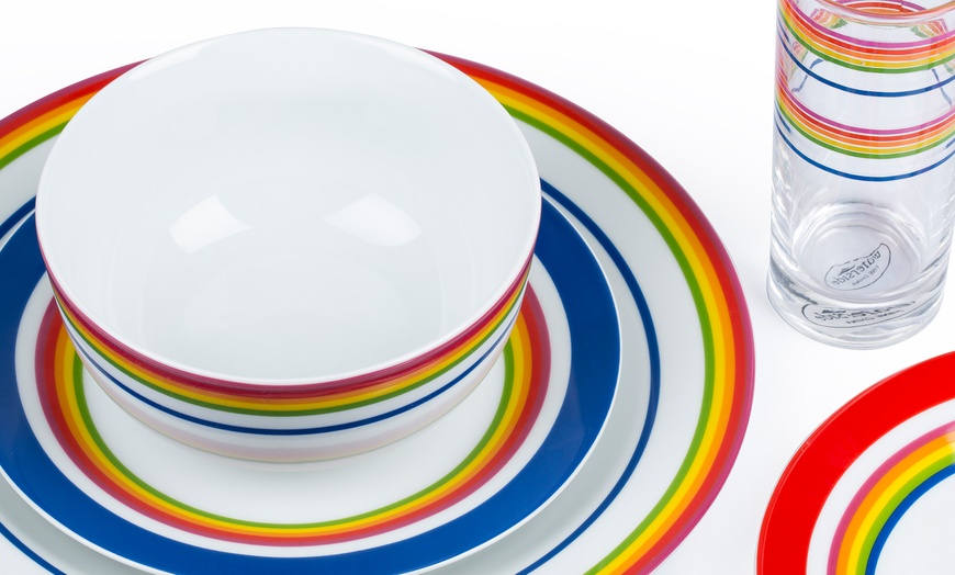 Image 4: Waterside Rainbow Dinner Set