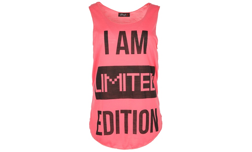 Image 4: I am Limited Edition Vest Top