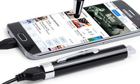 1 o 2 penne multifunzione con batteria esterna da 650 mAh disponibili in 2 colori