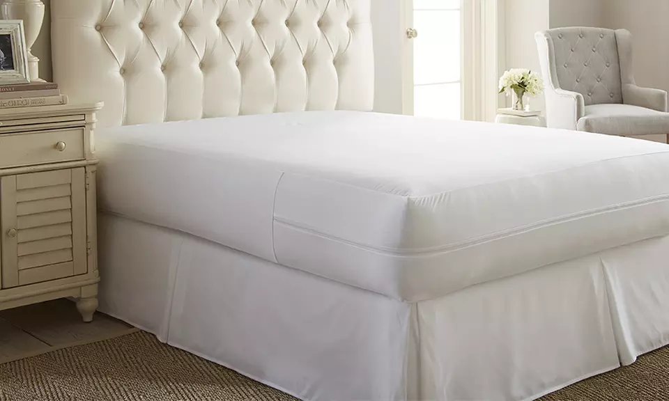 Merit Linens Premium Zippered Bed Bug and Spill-Proof Mattress Protector - Primary Image