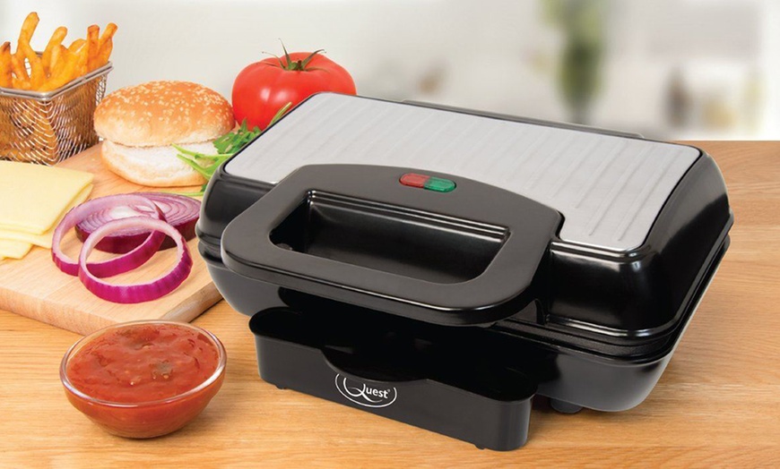 Image 1: Quest Electric Burger Maker