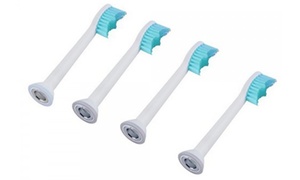 4x Philips-Compatible Toothbrush Heads