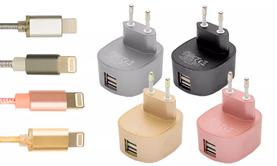 1 ou 2 câbles et 1 ou 2 prises murales pour Apple - Primary Image