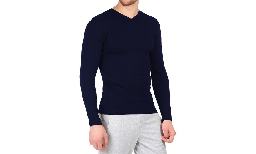 Image 4: Sous-pull pour homme avec doublure en molleton