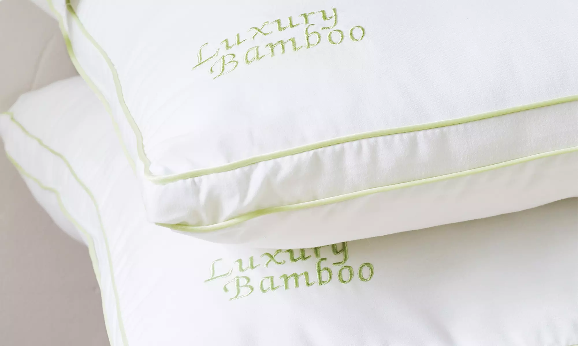 1, 2 ou 4 oreillers Luxury avec fibres de bambou - Second Medium