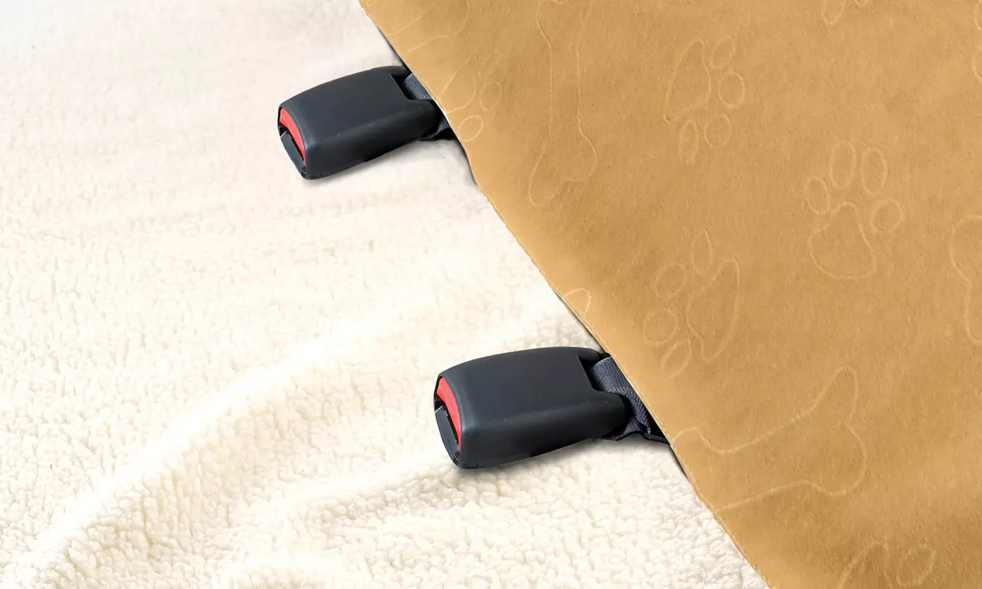 Fleece Pet Car Hammock - Second Medium