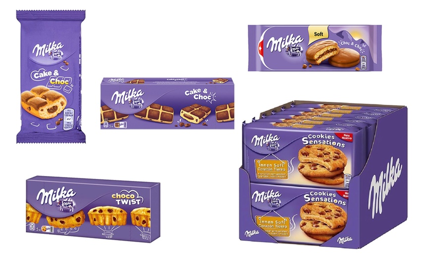 Image 1: Pakken Milka koekjes