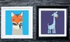 Personalized Kids' Art Framed Canvas Print from Graff.io