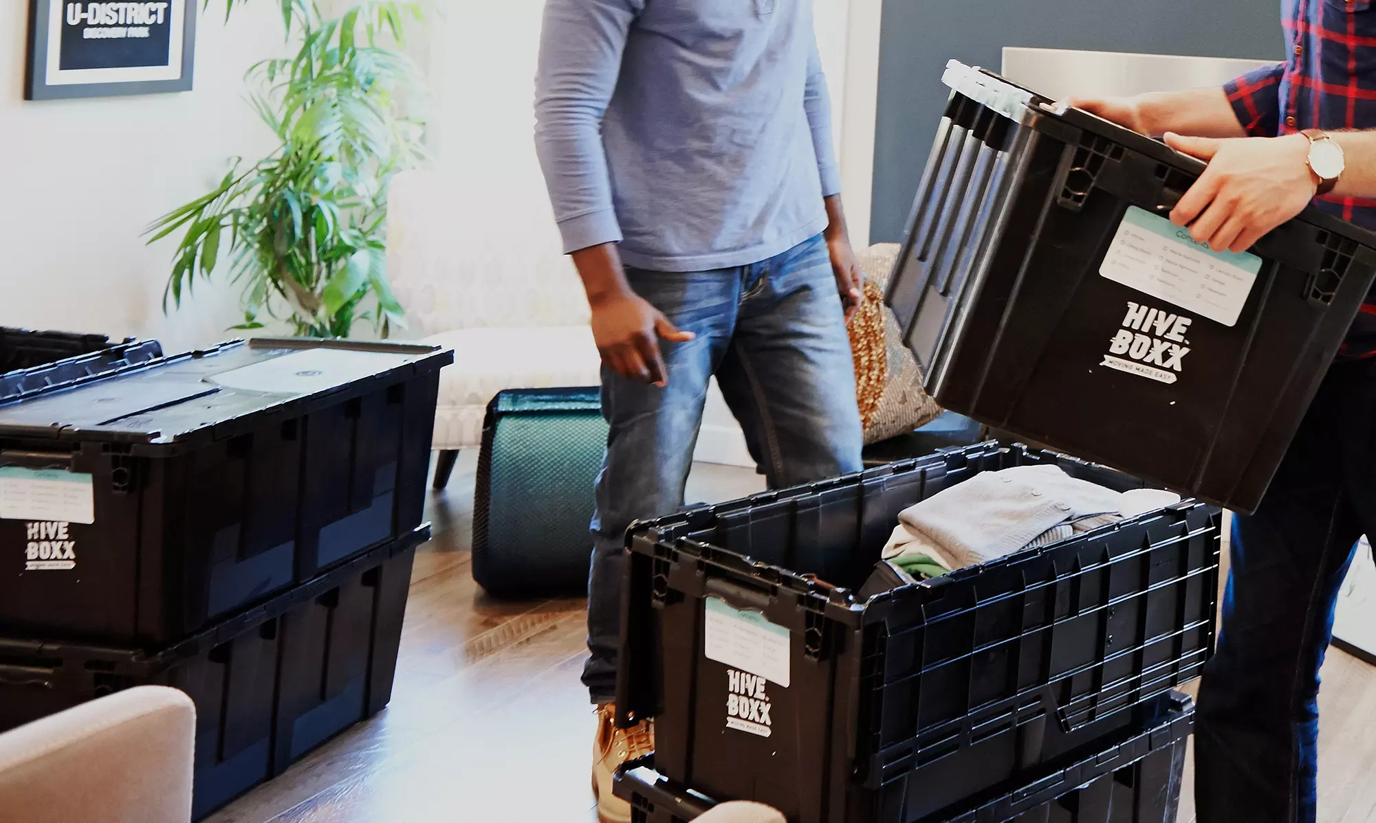 Two-Week Rental of Eco-Friendly Reusable Moving Boxes with Delivery and Pickup at HiveBoxx (Up to 40% Off) - Primary Image