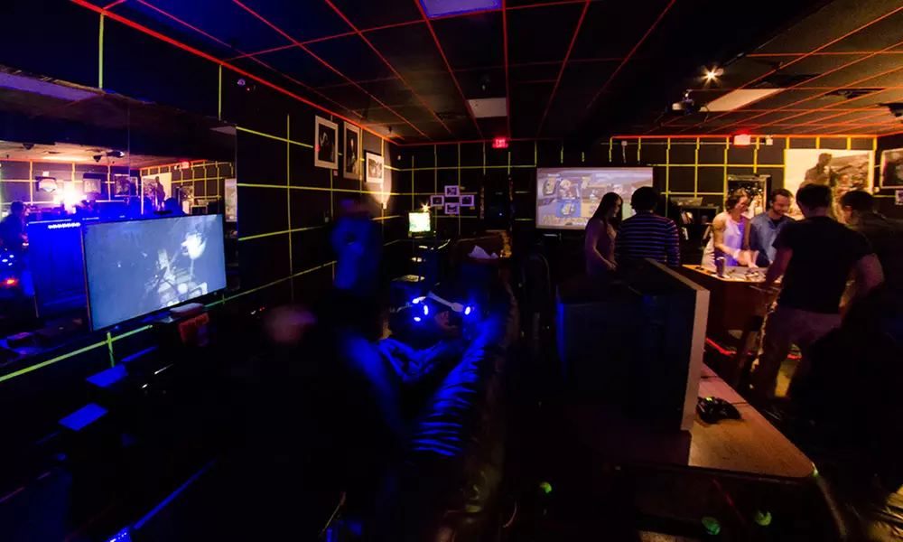 60-Minute VR Gaming Packages at The Grid Games and Growlers (Up to 48% Off). 3 Options Available  - Primary Image