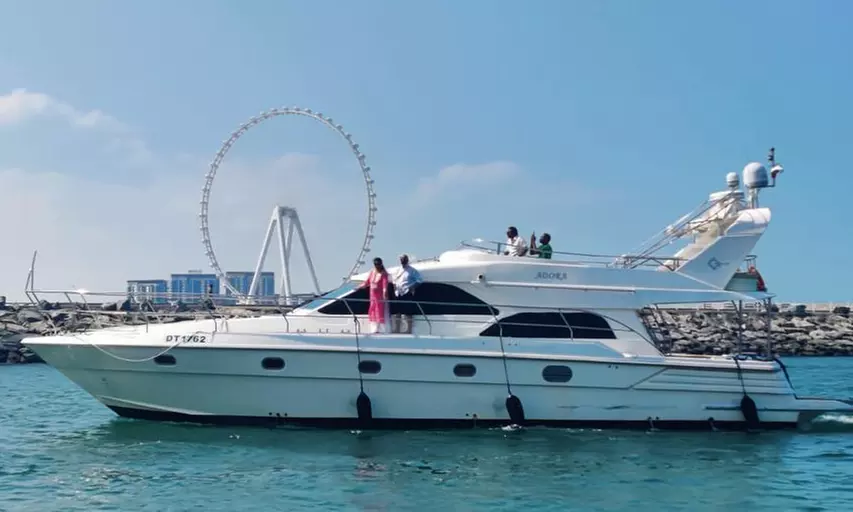 Embark on a Luxury Dubai Marina Yacht Cruise at Media Waves Yachts!