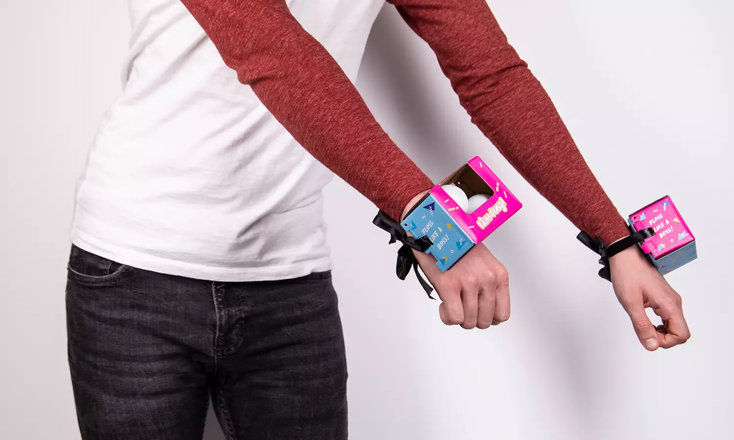 One or Two Floss Pong Games - Primary Image