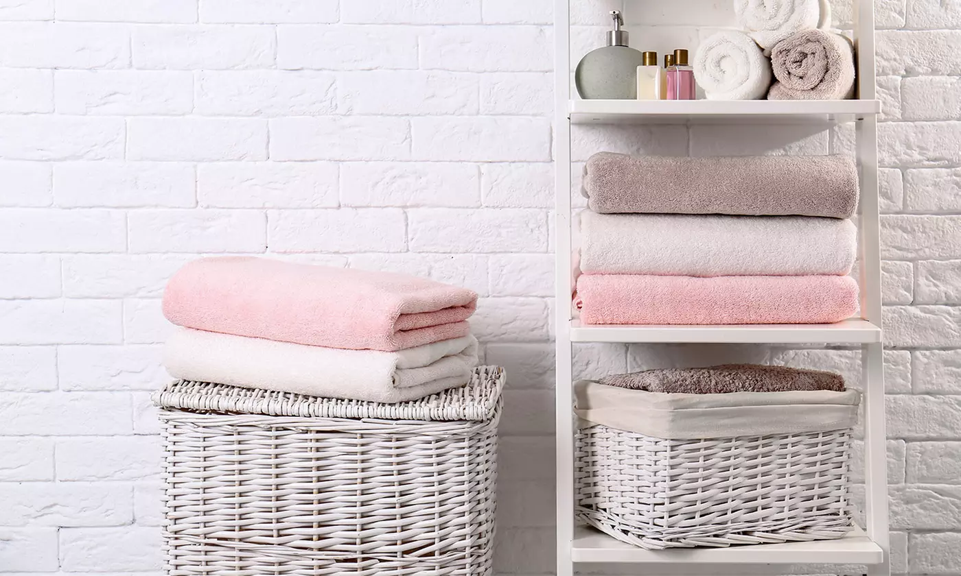 Royal Comfort Egyptian Cotton 8 Piece Towel Pack Granite, White & More