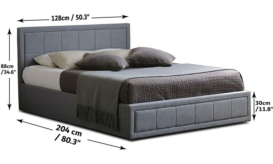 Image 42: Ottoman Bed Range with Optional Mattress