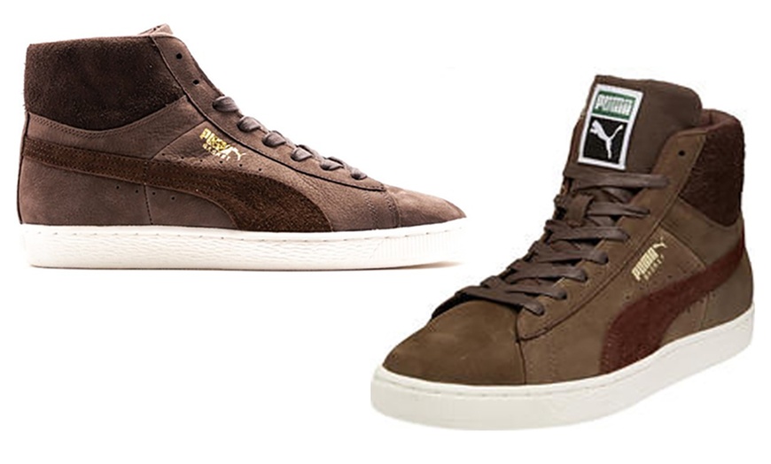 Image 2: Men's Puma Hi-Top Trainers