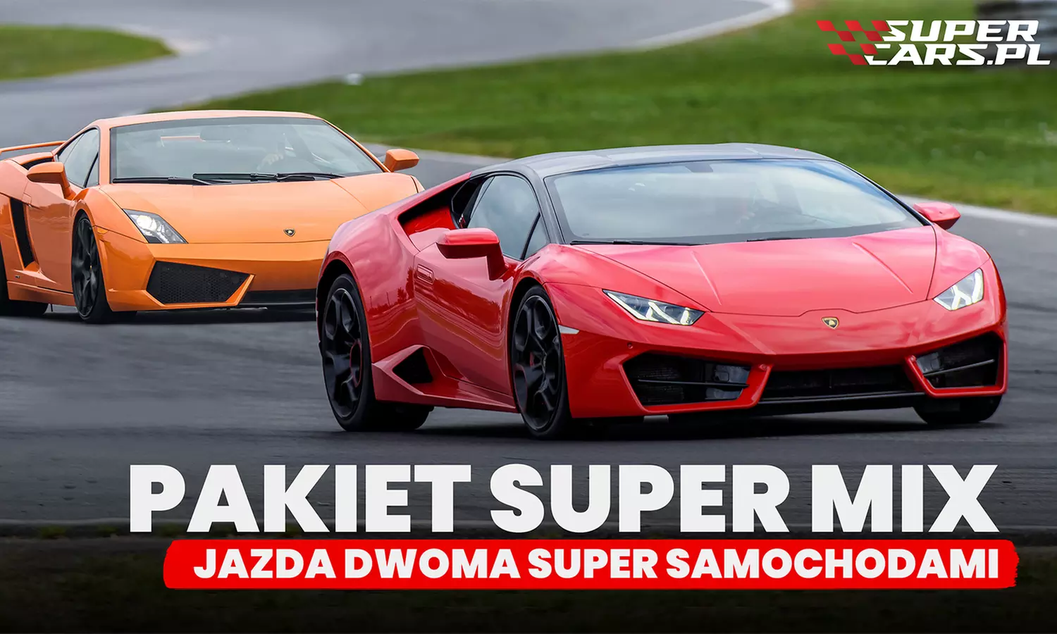 Pakiet Super Mix: jazda dwoma sportowymi autami po torze z Super-Cars.pl - Primary Image