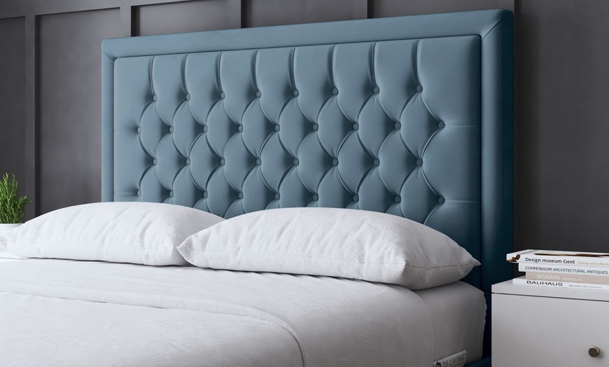 Image 16: Allegra Upholstered Bed with Optional Mattress