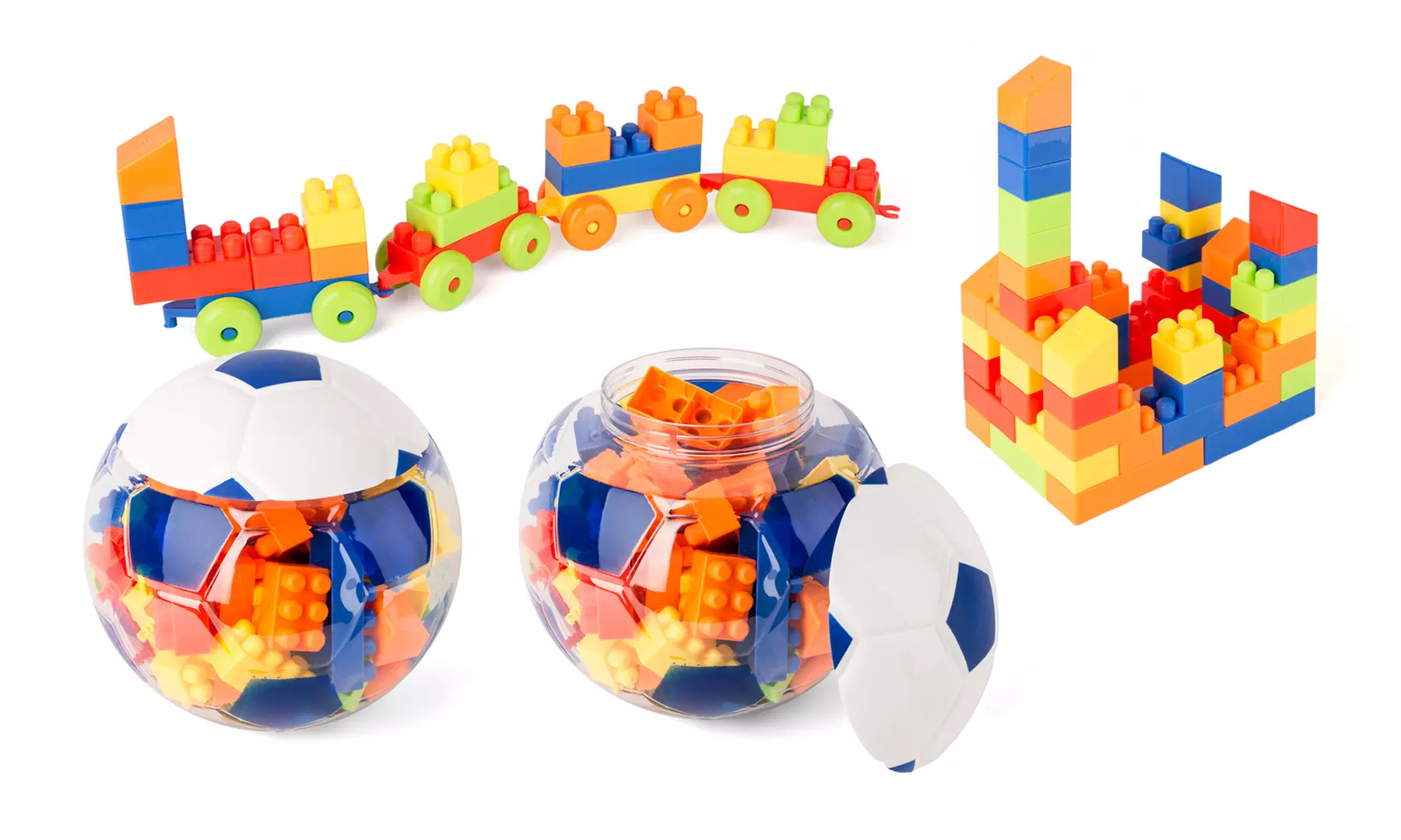 Soccer Ball Building Blocks Toy Case - Second Medium