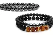 Jusqu'à 4 bracelets - Hématite, œil de tigre, et double - Second Medium