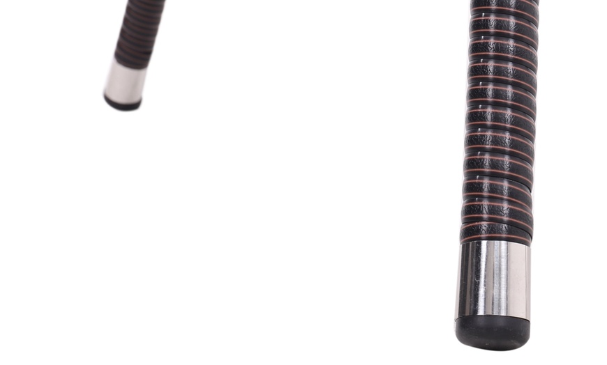 Image 6: Outdoor Garden Rattan Effect Tempered Glass Coffee Table with 6 Styles