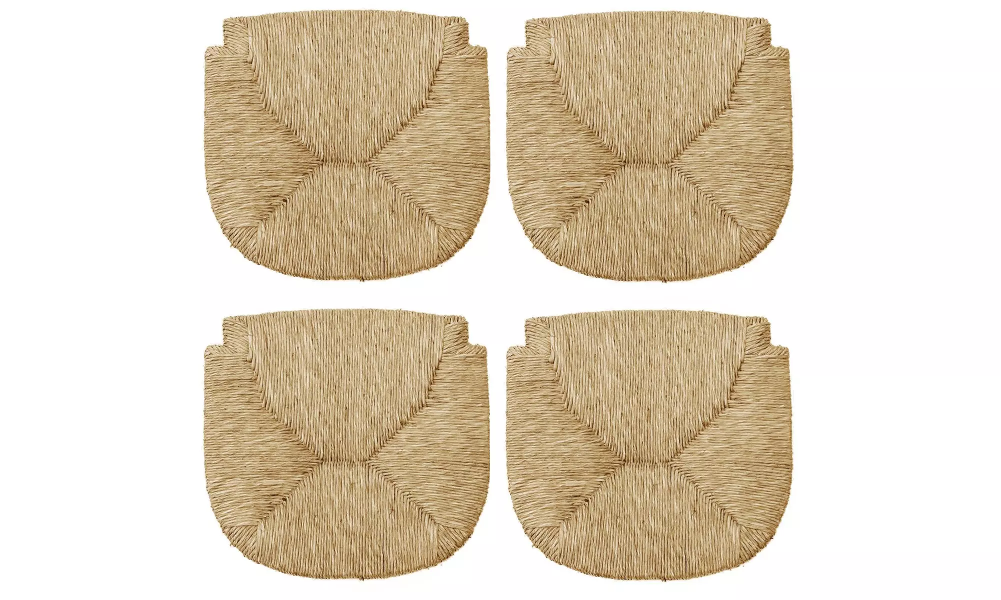 2 o 4 asientos de repuesto de paja natural para silla