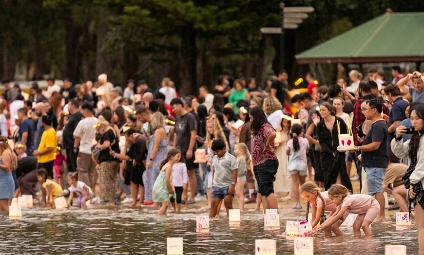 Image 4: Magical Water Lantern Festival: Thousands of Glowing Lanterns