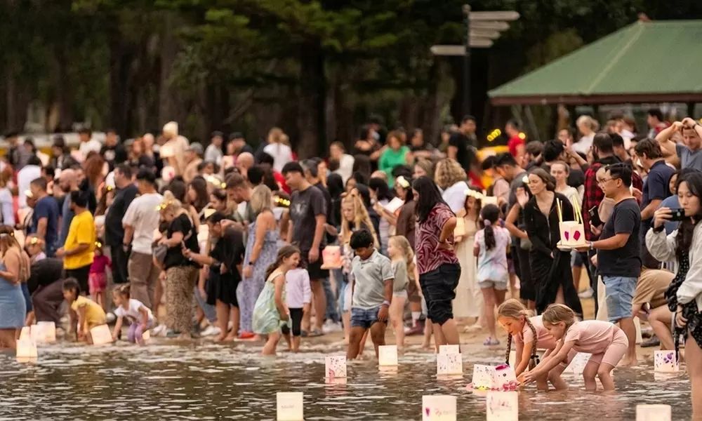 Magical Water Lantern Festival: Thousands of Glowing Lanterns