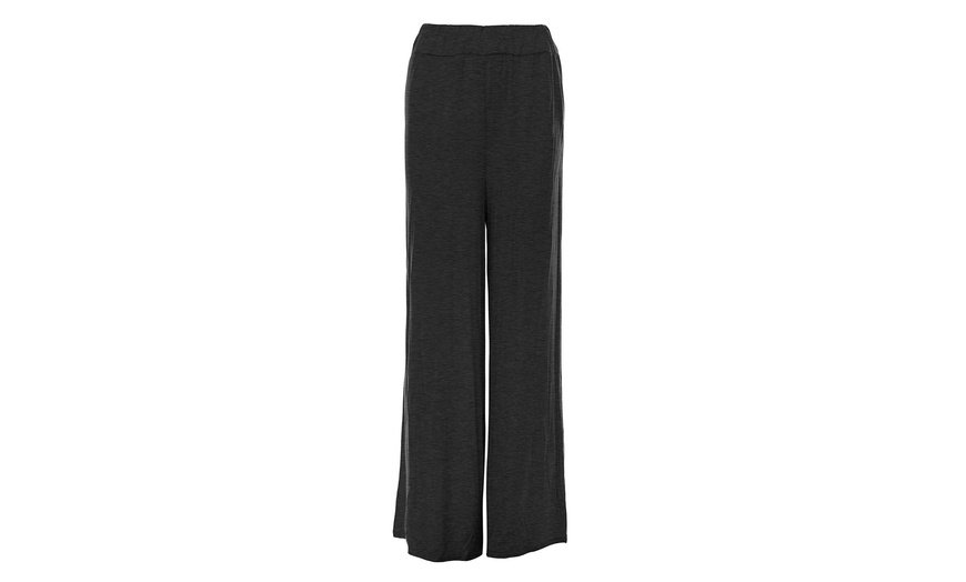 Image 6: Flared Jersey Trousers