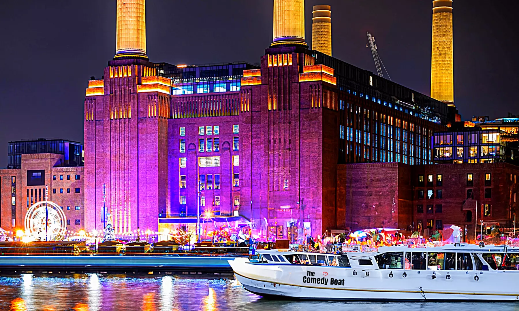 Boat Comedy Show (+FREE Pizza & Drink) Dark Stand-up