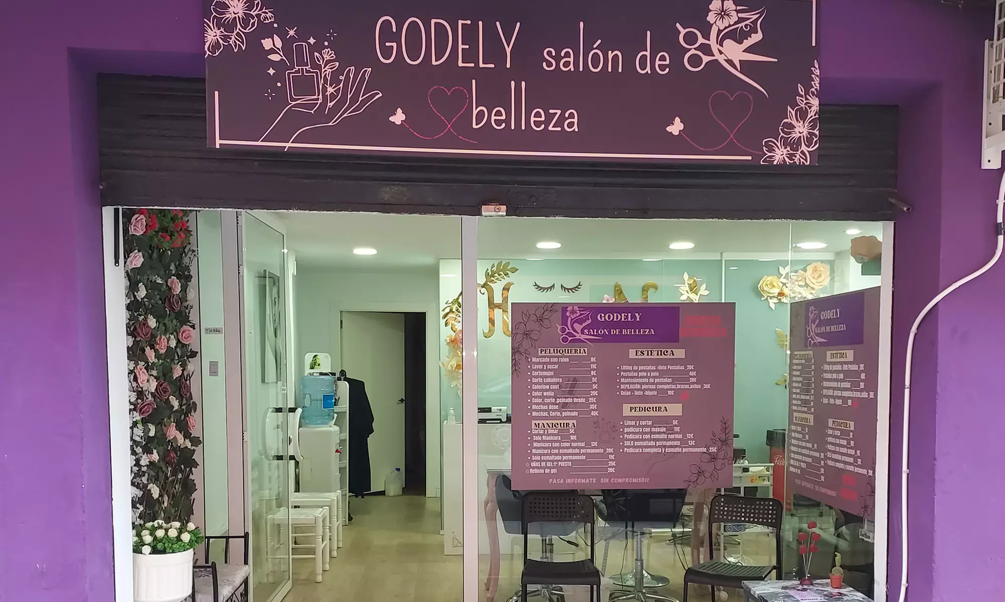 Lifting y tinte de pestañas en Salón de Belleza Godely