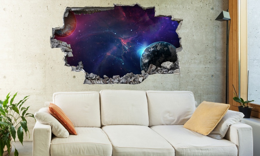 Image 18: 3D Broken Wall Sticker