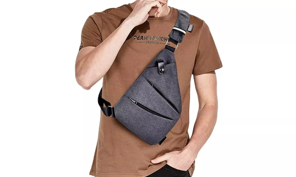 Borsello a tracolla antifurto