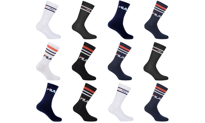 Image 1: Lot de 12 paires de chaussettes Fila