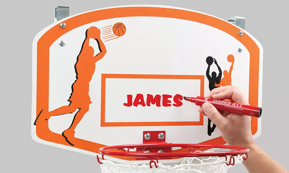 Over-the-Door Basketball Hamper and Storage - Second Medium