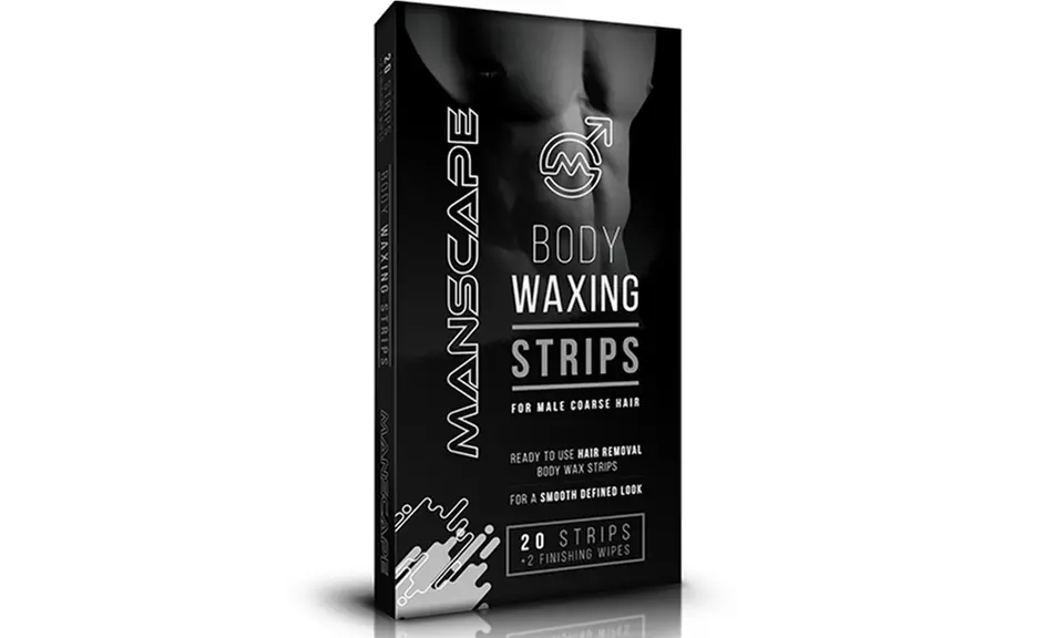 Manscape Male Grooming Wax Strips, Cream or Eye Brow Shapers - Second Medium