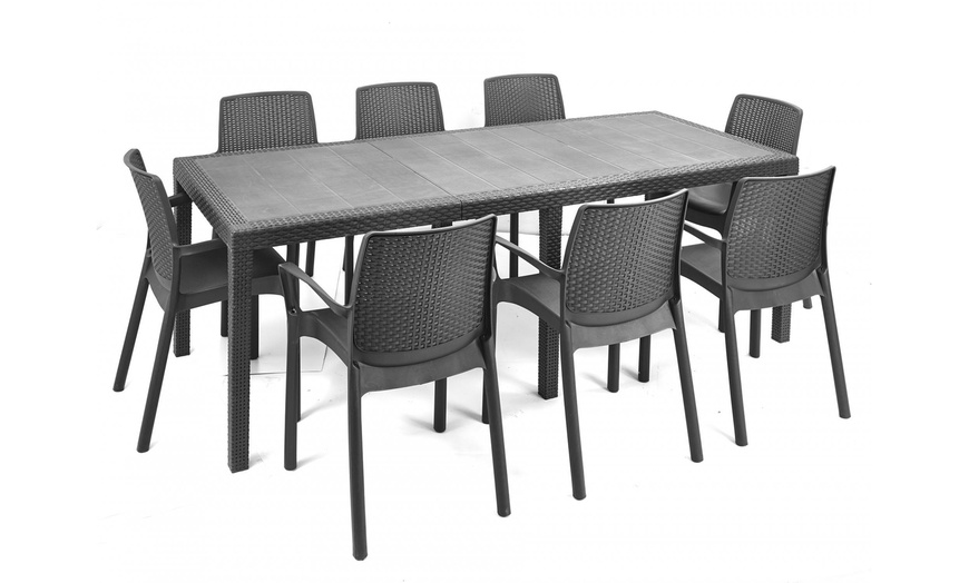 Image 4: Table d'extérieur extensible