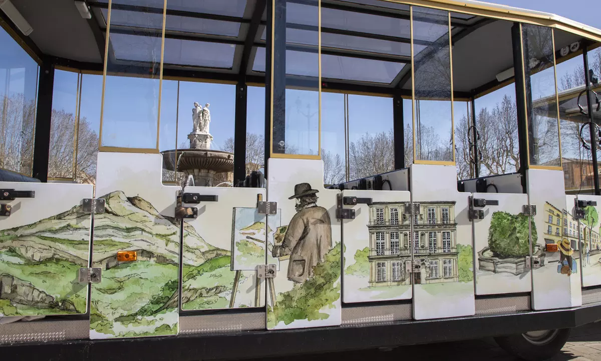 Le tour d'Aix-en-Provence en petit train électrique